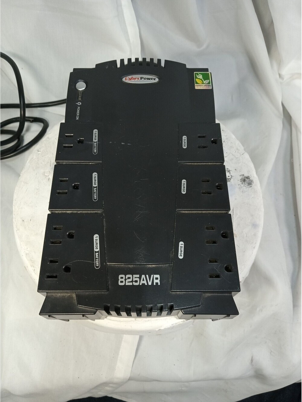 CyberPower 825AVR UPS 825VA 450W Battery Backup 8-Outlet AVR LCD No Battery